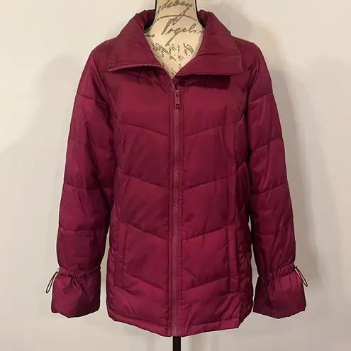 Motto from HSN puffer jacket in magenta M Purple Size M