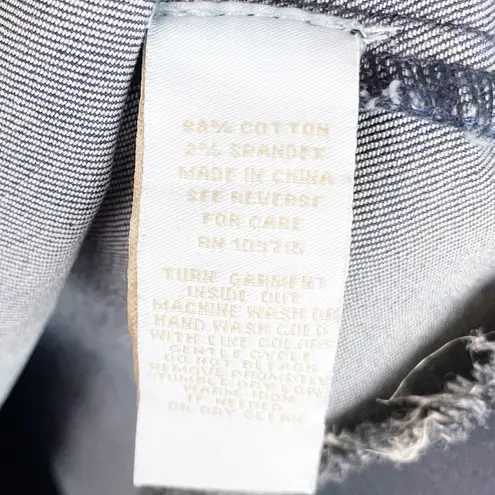 Edge Hope and Harlow Sleeveless Cotton Denim Patchwork Frayed Raw Dress Size 12