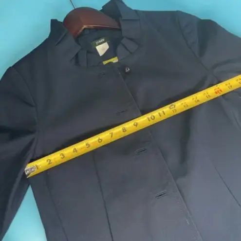 J.Crew  Women’s Navy Blue Long Sleeve Front Button Jacket Size 0