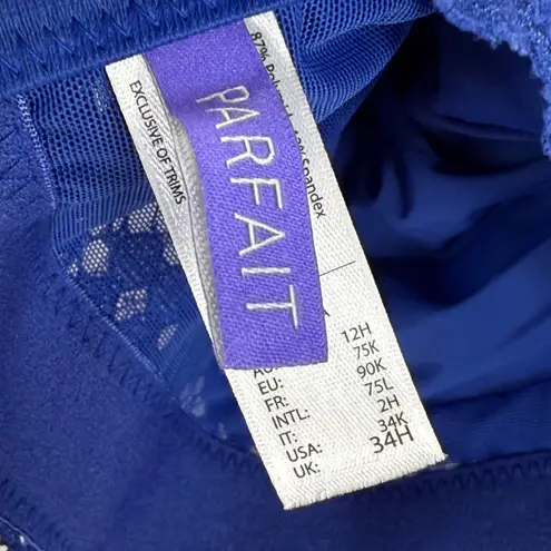 Parfait Lace Bralette Bra Sapphire Blue P5482 Wireless Unlined 34K Size undefined
