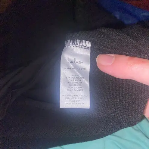 Lulus  black long sleeve  blouse size small - Image 3