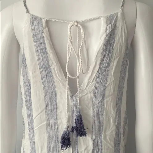 Love Riche Blue and White Pleated Sundress