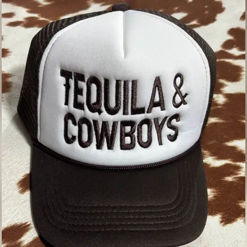 Tequila & Cowboys trucker hat Brown