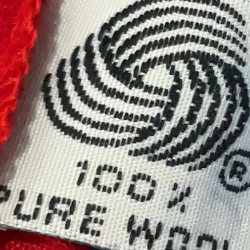 Vintage Saville Classic Chic 100% Wool Red Career Pencil Skirt Plus Size 22W