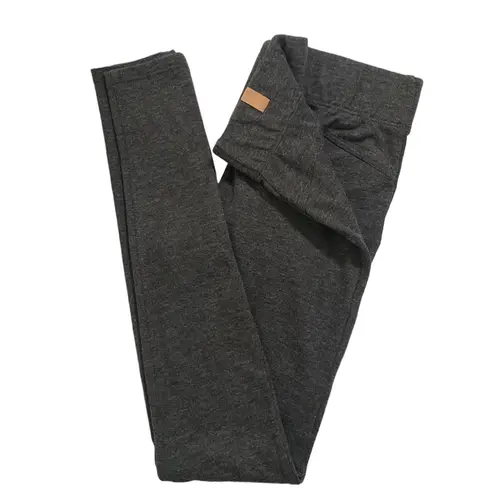 Lunya charcoal grey hue Restore pocket leggings pima cotton blend size XS Gray
