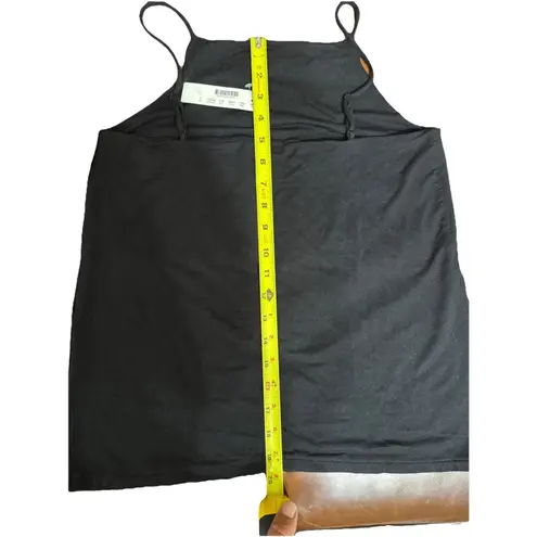 NWT Chic J.Crew Womens Sz S Soft Touch Solid Black Tank Top H180 Sweet