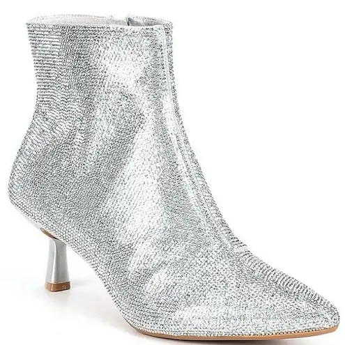 Alex Marie Gamina Rhinestone Embellished Kitten Heel Booties