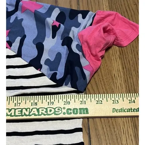 Haptics By Holly Harper Plus Tunic Top Size Large Colorful Lightweight Preppy