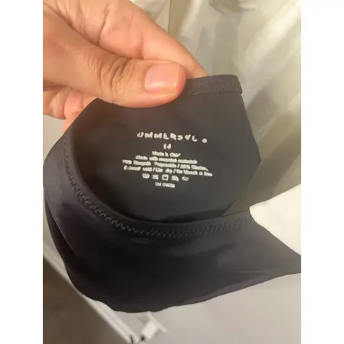 Summersalt ® Deep Dive Women's One-Piece Swimsuit White and Black sz. 14