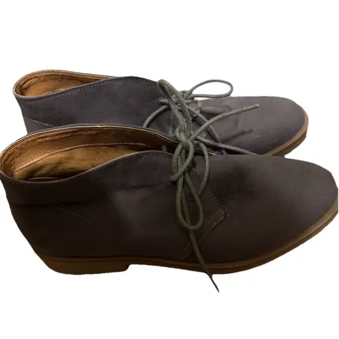 American Eagle  Outfitter Booties Sz 10M Tan‎ Faux Suede CHUKKA BOOT BOHO