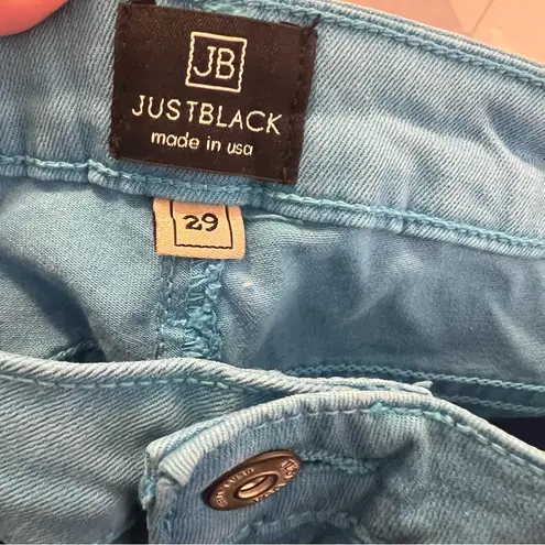 Just Black Addison Skinny Jean Colored Blue 29