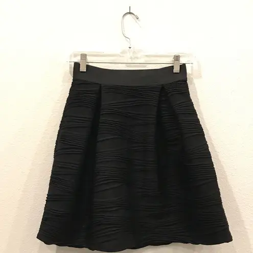 Claudie pierlot black bubble textured skirt Size XS