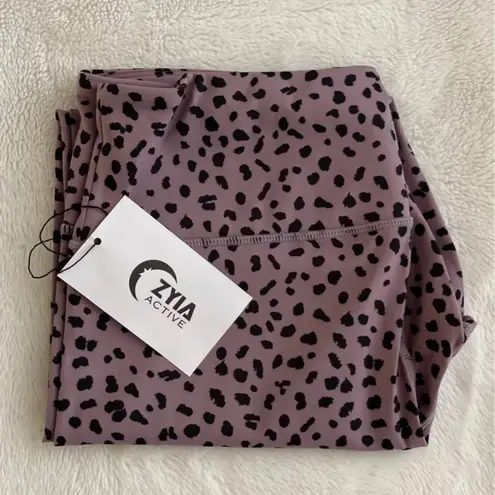 Zyia Lilac Jaguar Fit n Free Hi-rise 7/8 24", Small (4)