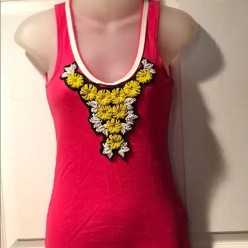 Tory Burch  Desert Blooms beaded Tank top x/s