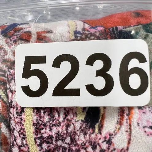 Coster Copenhagen Floral Print Dress Pink Orange Boho Pockets Long Sleeve 38 M Size 8