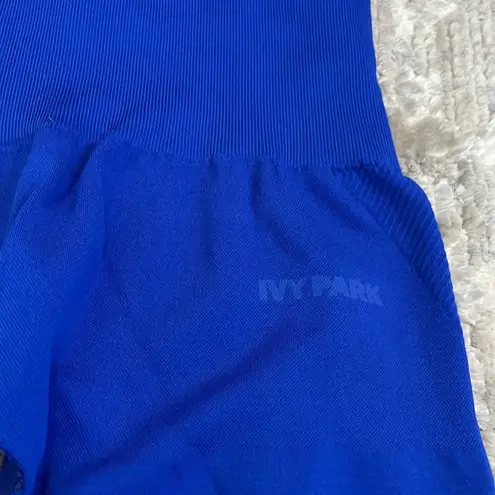 Ivy Park | Seamless Leggings Capri Cobalt Blue S/M