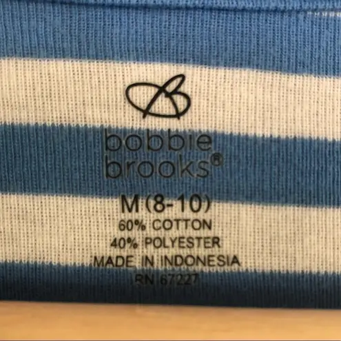 Bobbie & Brooks Bobbie Brooks striped mock layered v-neck size medium
