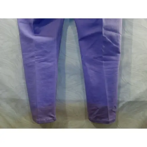Liverpool Womens Abby Ankle Skinny Jeans Lavender Size 12P