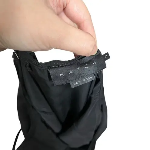 Hatch The Georgie Cupro Maternity Jumpsuit Black Pregnancy Women’s Size 0