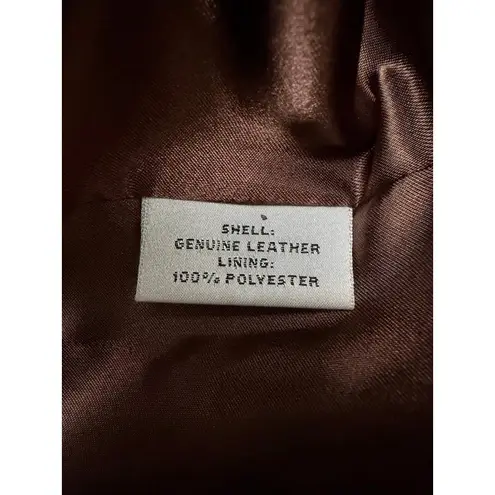 Preston & York Woman Genuine Suede Leather Jacket Brown Coat 3X Plus Size