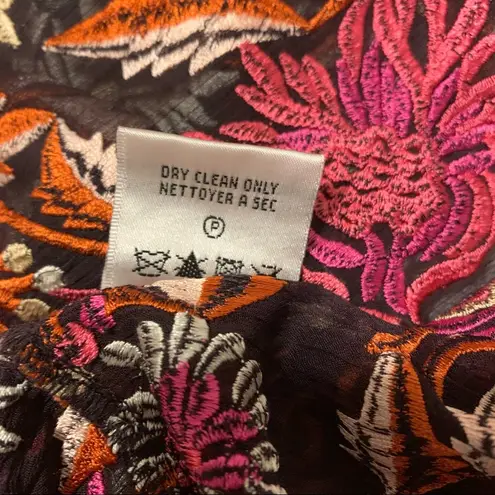 Yoana Baraschi BARASCHI Embroidered Sleeveless Top Sz:XS