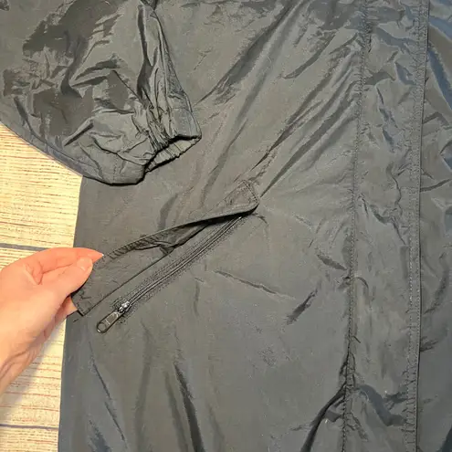 VTG Travelsmith Black Full Zip Jacket Womens Oversized Med Outerwear Made in USA