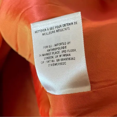 HD in Paris Anthropologie Ombré Embroidered Floral Linen Skirt - Size 4