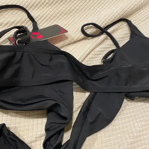 Shekini Womens Bathing Suits Push Up Halter Bandage Bikini Tops