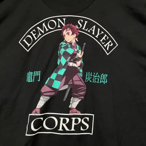 Demon Slayer Corps Tanjiro Kamado Anime Cartoon T-Shirt L