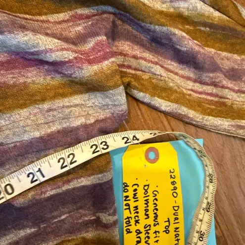 Coldwater Creek Dual Nature cowl neck sweater NWT small