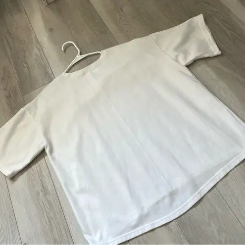 Spirited Away Tshirt embroidered FRMD womens White (medium) kaonashi no face