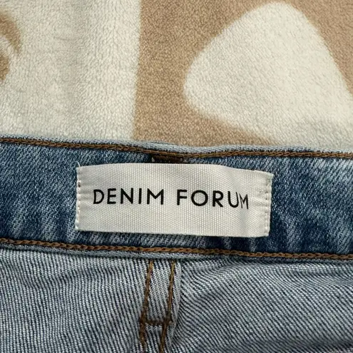 Aritzia Denim Forum Twiggy High Rise Flare Jeans Light Wash Denim Size 29 Blue