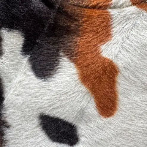 Glimms New York Jeans Natural Leather Shorts Genuine Cowhide Shorts SZ 30 #2505 Blue