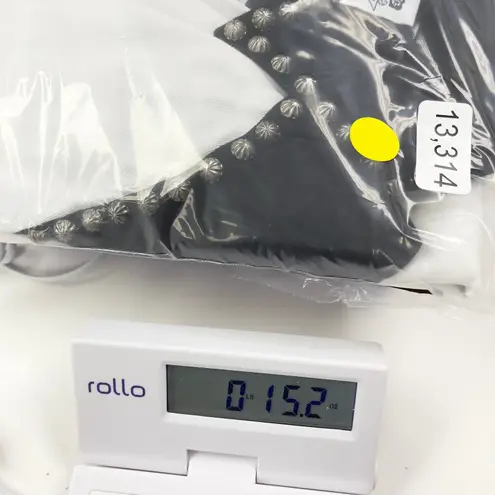 Vintage San Angelo Women Western Shirt M Black White Studded Cowgirl Rodeo Ranch Size M