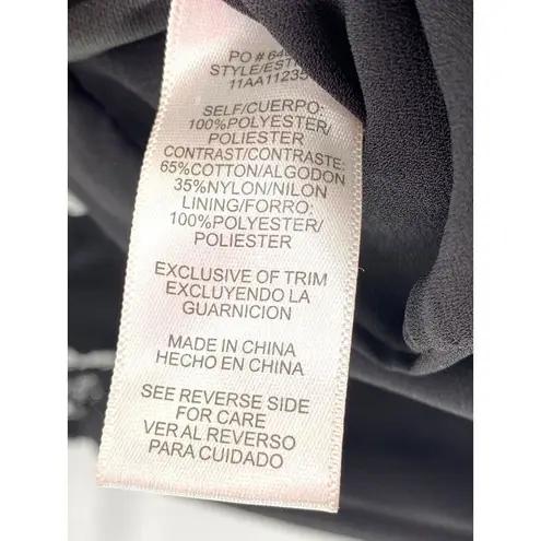 New Want and Need Womens Jumpsuit Medium Black Sleeveless Lace Lined Sheer