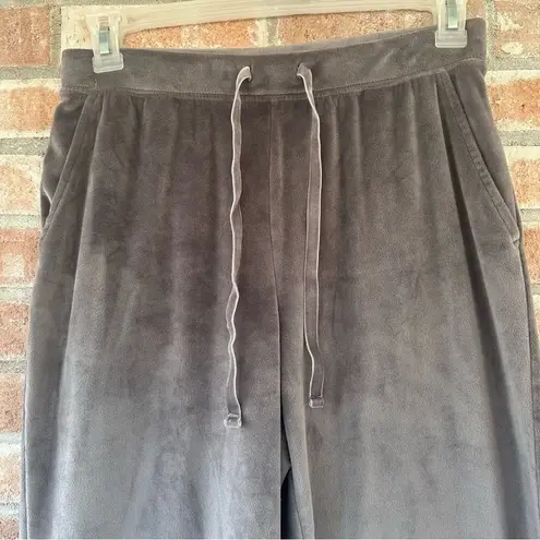 House of Harlow 1960 Velour Wide Leg Sweatpants Gray Purple Y2K Women’s Medium