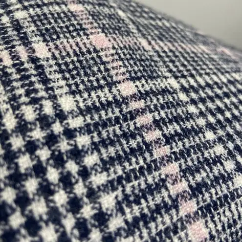 Pendleton VINTAGE Size 6 Wool Plaid Tartan Midi Skirt USA Blue Tan A-line