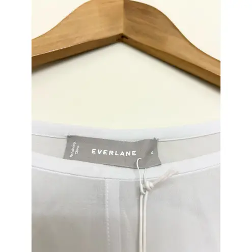 Everlane  The Clean Silk Boatneck Blouse Size 4 NWT
