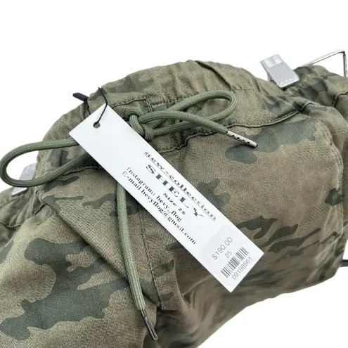 Bevy Flog Shely Olive Camo Jogger Pants Camouflage Print Green Size 25