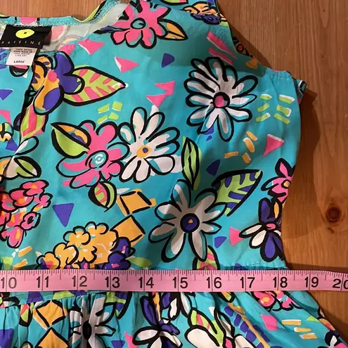 Raisin's Summer floral sleeveless sundress beach swimsuit coverup