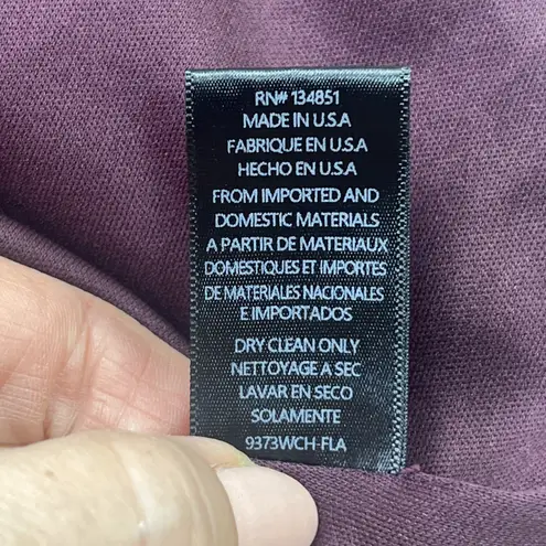 WAYF Floral Midi Dress Burgundy Red Sz Large Cottagecore Modest Mature Stretch