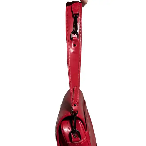 3.1 Phillip Lim Vendetta Large Leather Shoulder Bag Convertible Crossbody Red