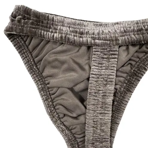 SKIMS amethyst velvet stretch plunge bralette | triangle bralette