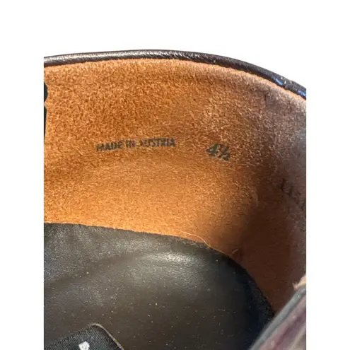 Paul Green Munchen womens handmade brown leather loafer 4.5 SKU 7274