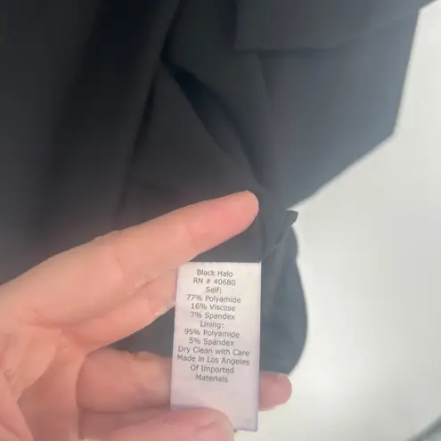 Black Halo x Janie Bryant Angelica One Shoulder Cocktail Party Dress Size 4