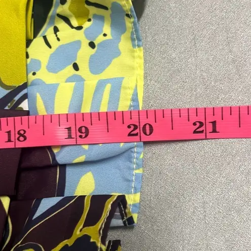 Tanya Taylor  Claudette Asymmetrical Ruffle Peplum Top Sz 8 Zesty Multi NWT $395