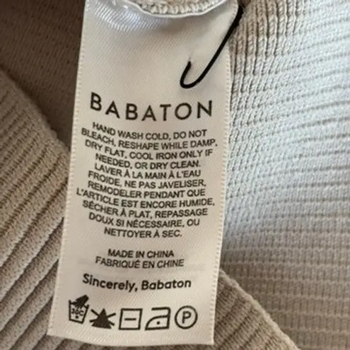 Babaton Aritzia Sculpt Knit Criss Cross Crop Tank Top Sz M Chic Baddie