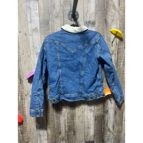 Wrangler  Denim Sherpa Lined Jacket