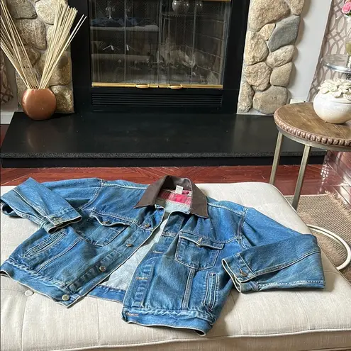 Marlboro RARE Vintage 90s Trucker Jean Jacket