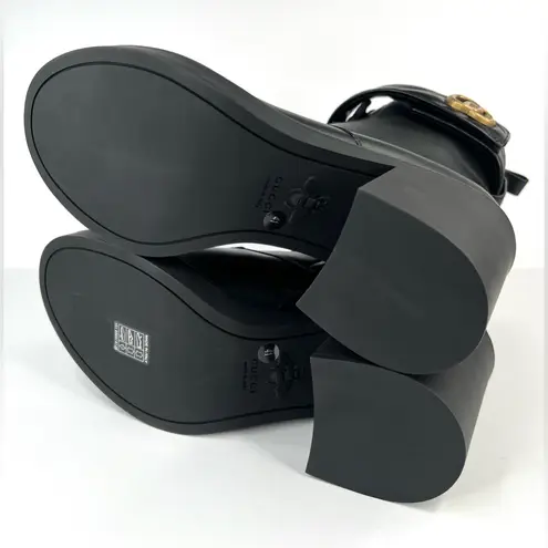 Gucci  Flores Double G Logo Lace Up Kensington Platform Ankle Boots Size EU 41